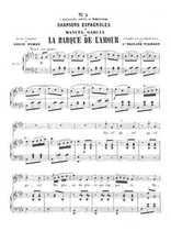 Chansons espagnoles 5. La barque de l-amour